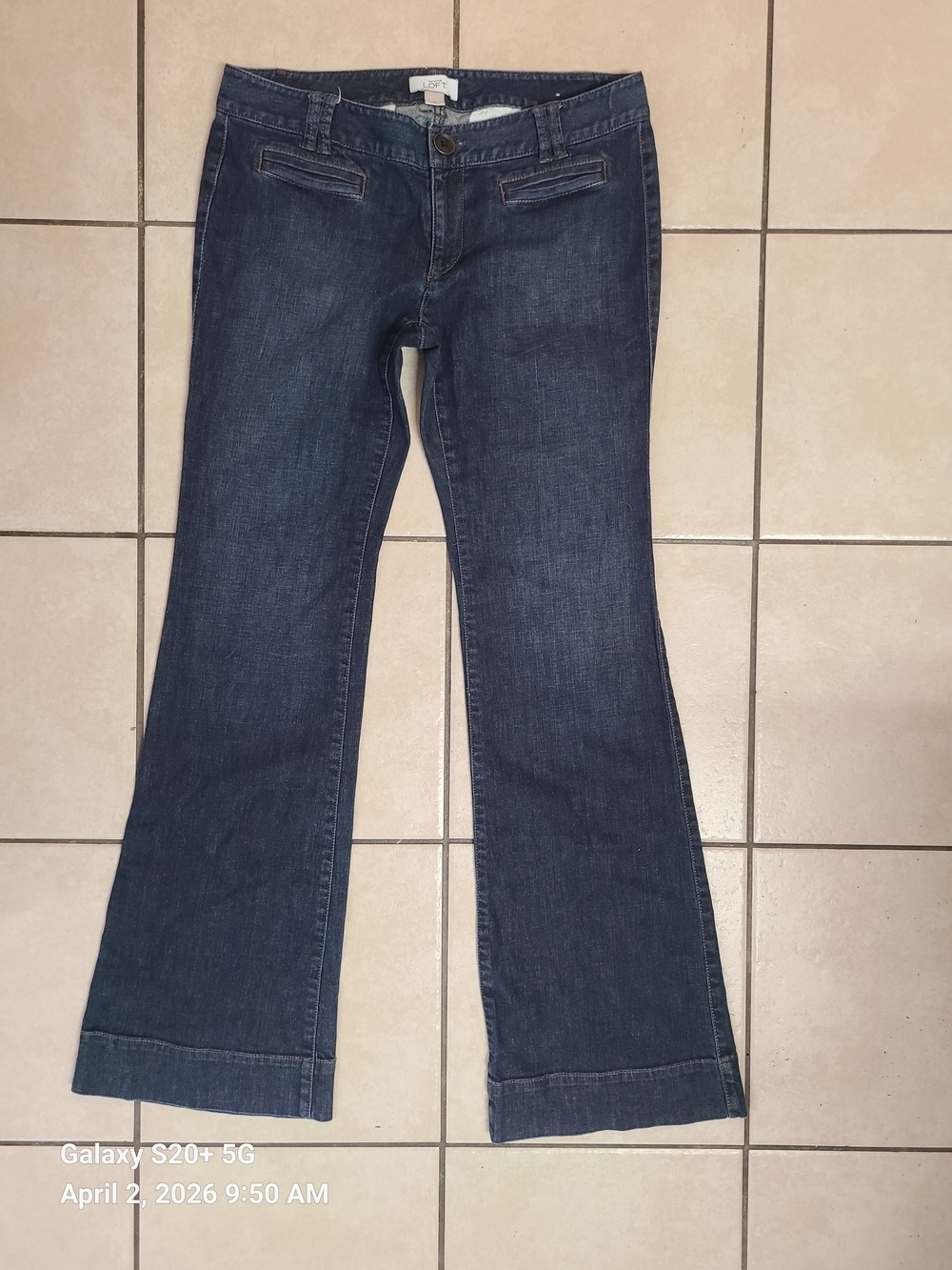 Ann‎ Taylor Dark Blue Flared Jeans
